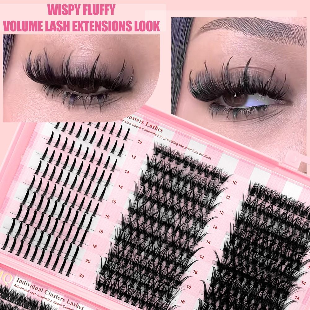 Eyelash Extension Natural Look - 9-16mm Uzunlukta Takma Kirpikler 3D Hacimli