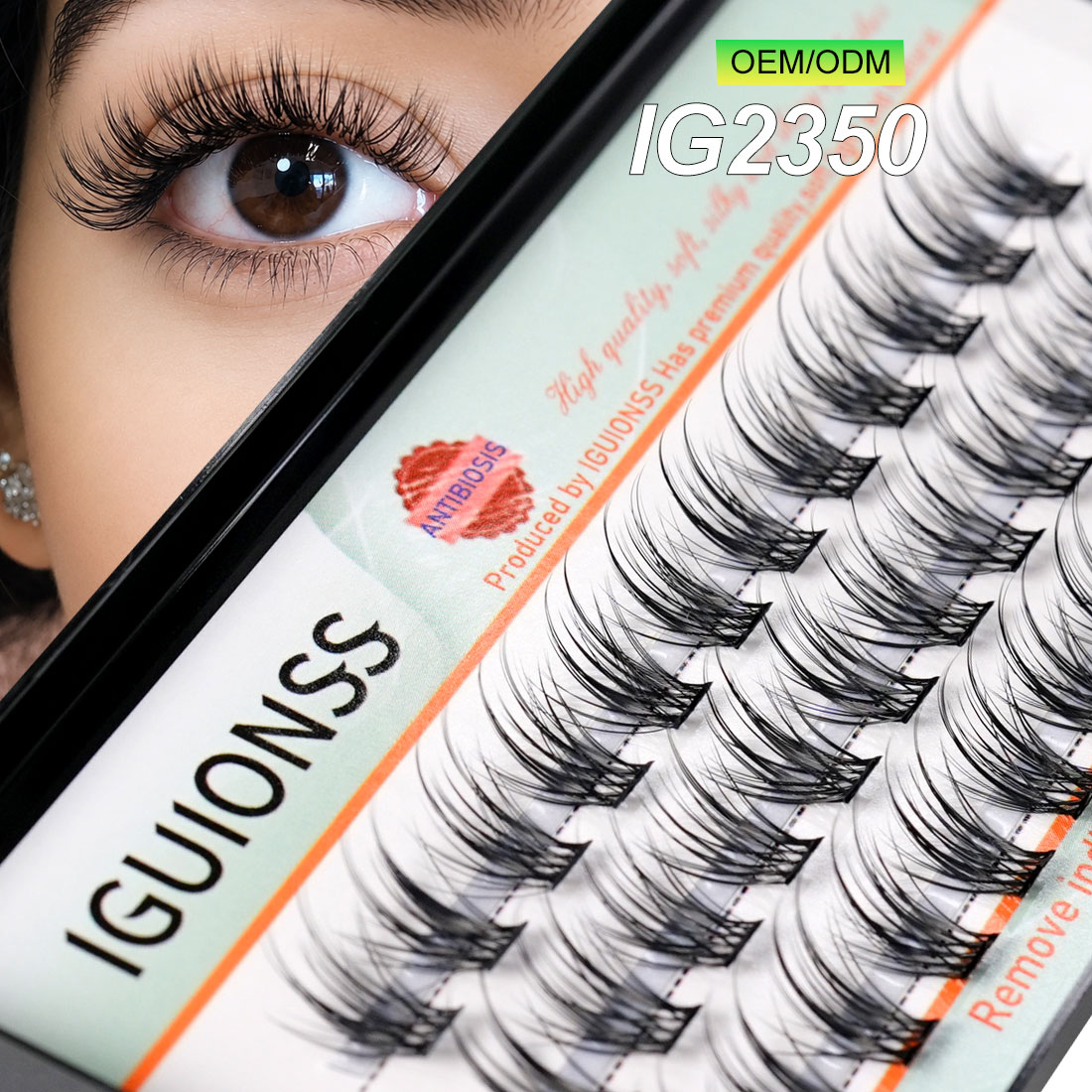 OEM ODM Kirpik Demetleri DIY T - Eyelash Extension For Asian Eyes incelemesi ve fiyatı
