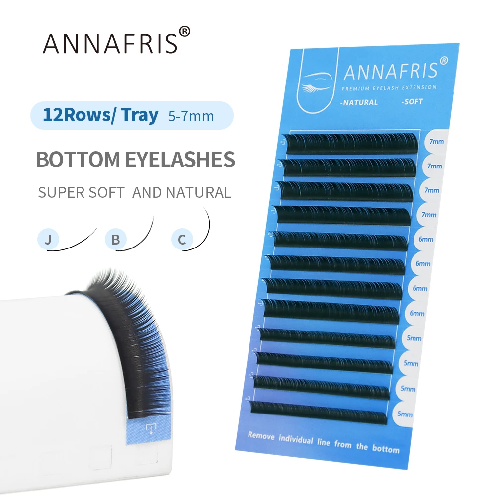 ANNAFRIS Alt Kirpikler 5-7mm M - Eyelash Extension Human Hair incelemesi ve fiyatı
